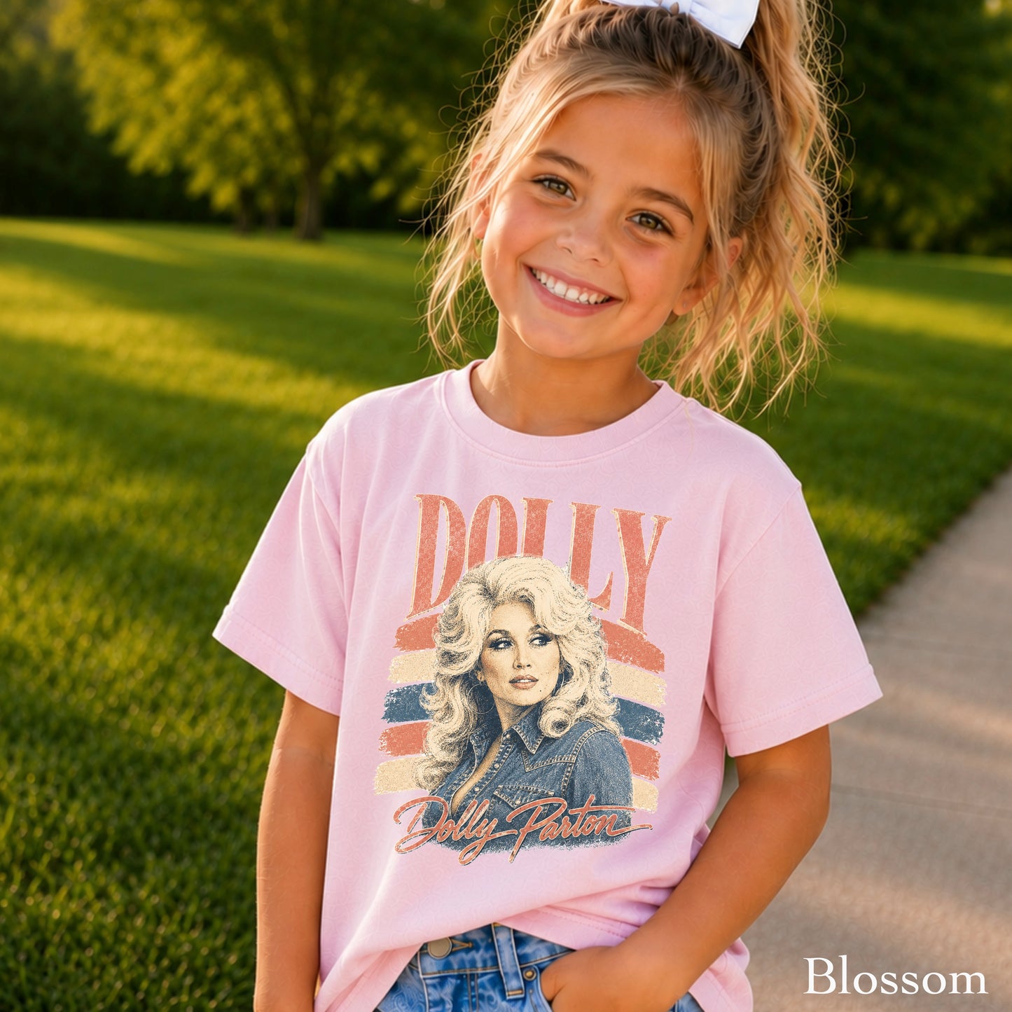 Retro Dolly Youth Comfort Color T-Shirt