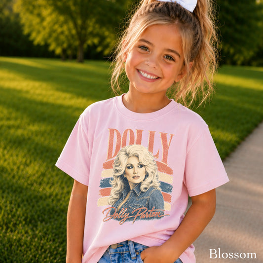Retro Dolly Youth Comfort Color T-Shirt