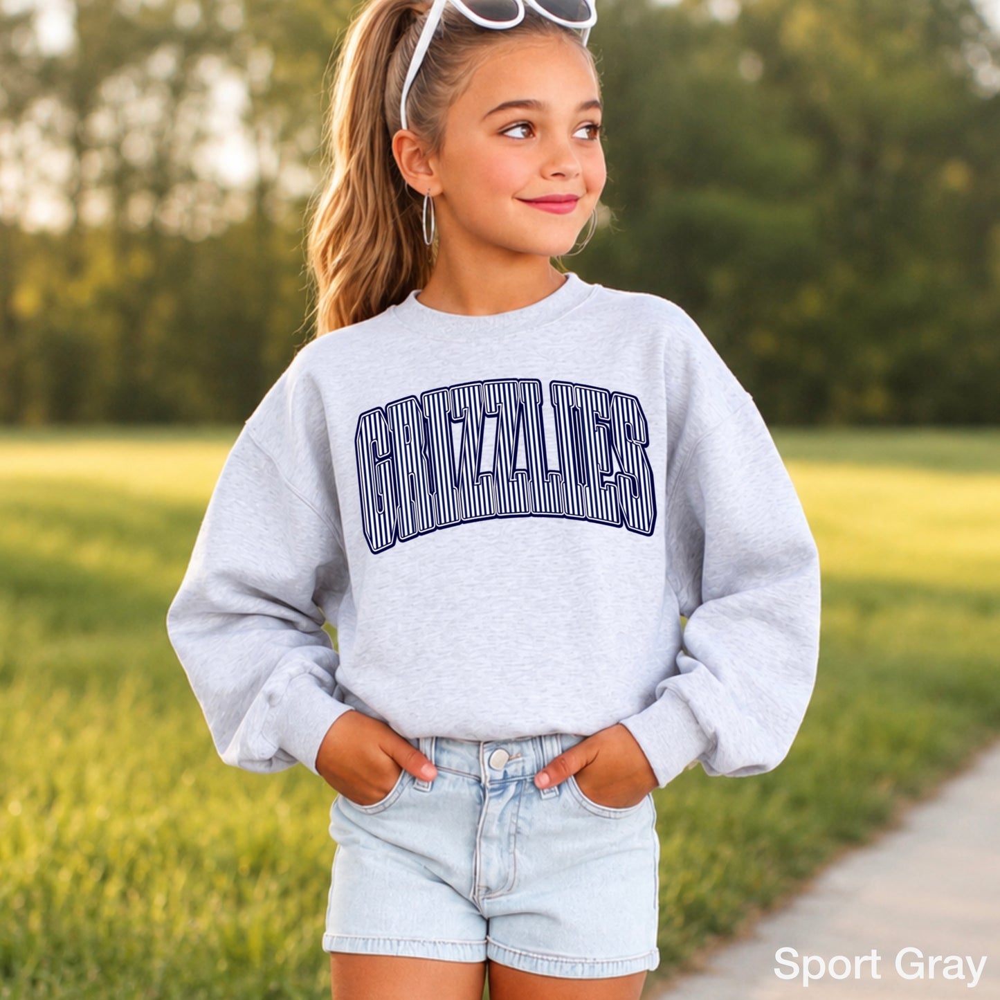 Grizzlies Youth Crewneck Sweatshirt