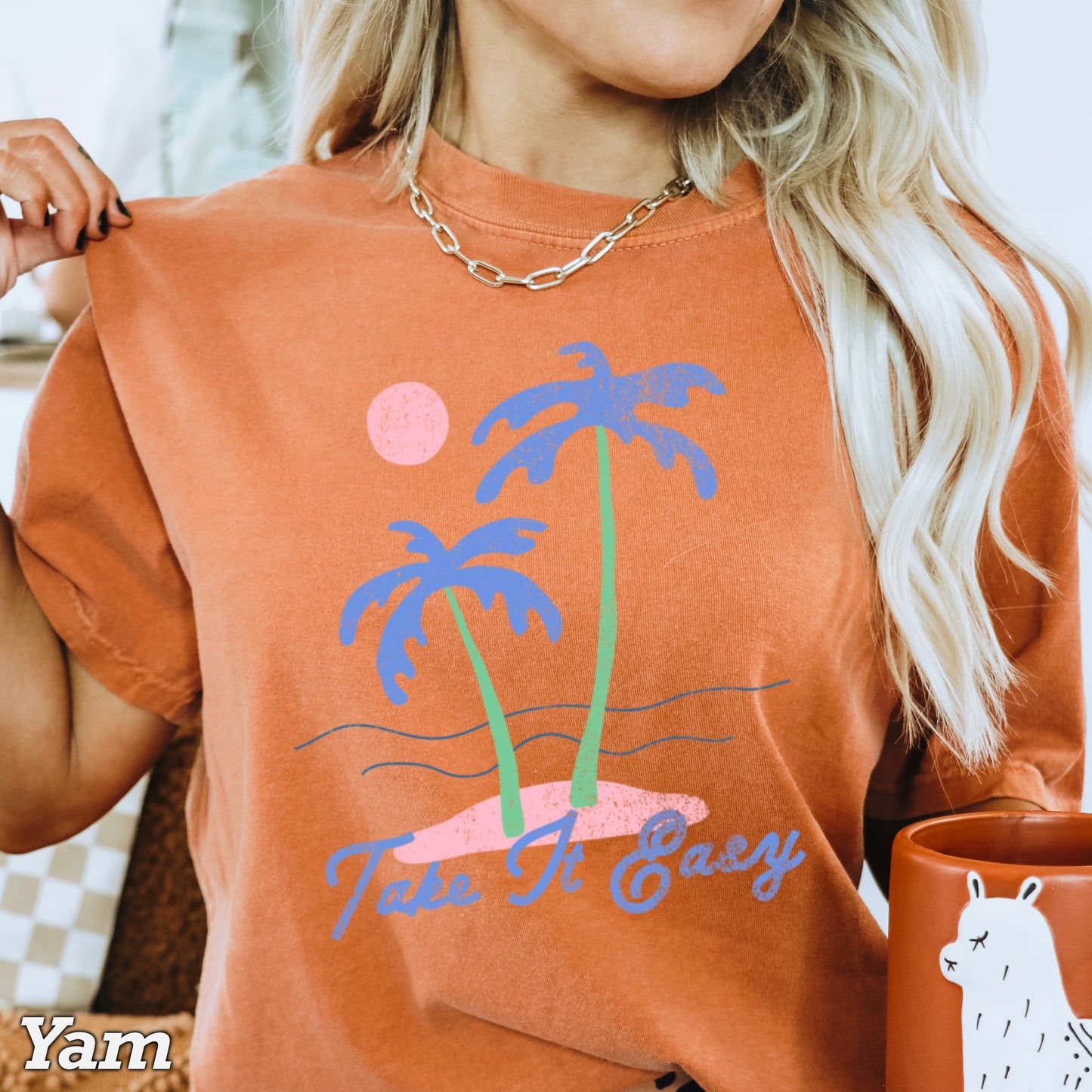Take It Easy Comfort Color Graphic Tee
