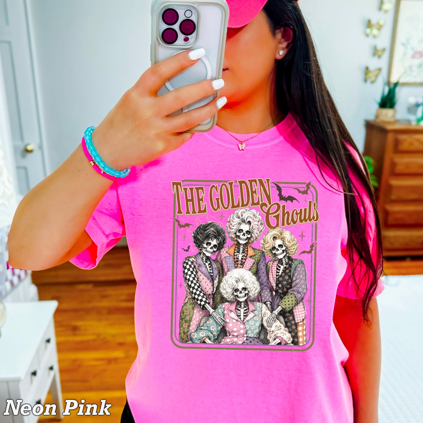 The Golden Ghouls Comfort Color Graphic Tee