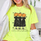 Meet Me At The Pumpkin Patch Halloween Comfort Color Graphic Tee