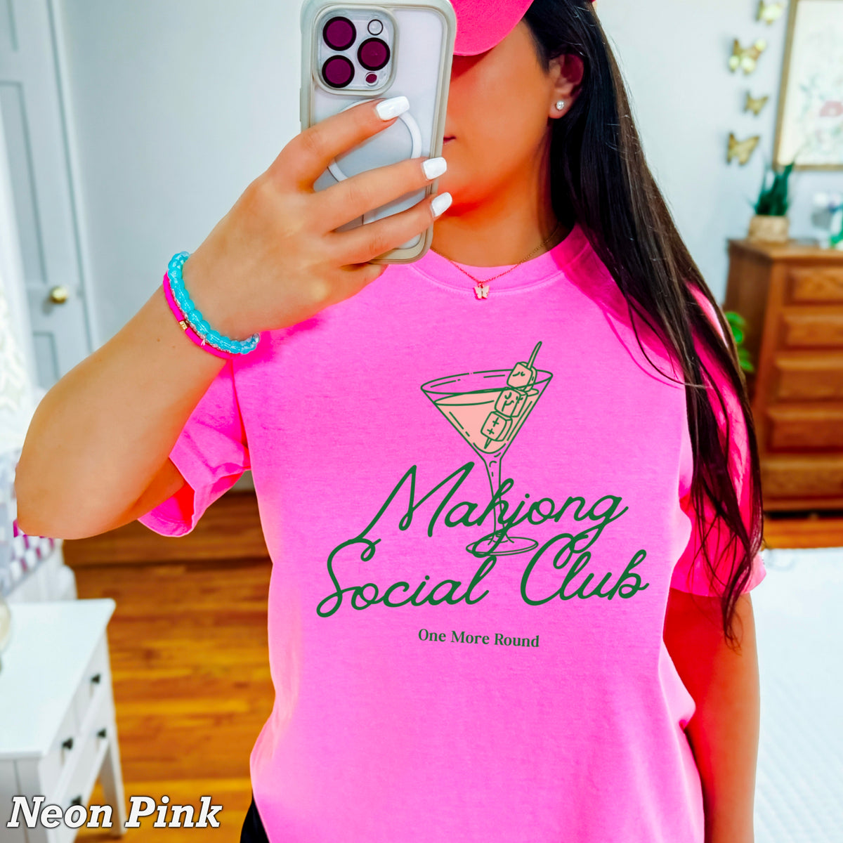 Mahjong Social Club Comfort Color Graphic Tee