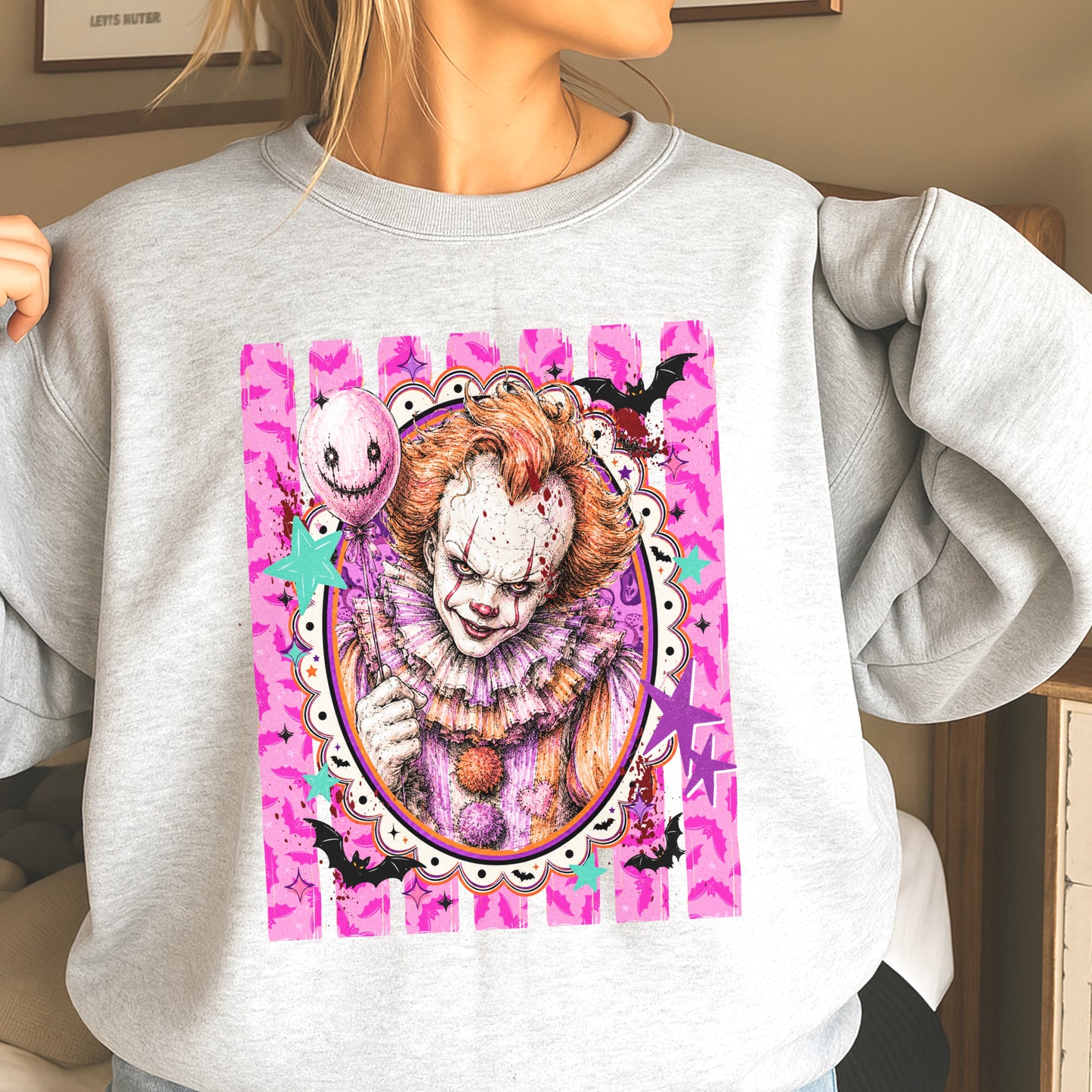 Horror Film Character Crewneck Sweatshirt