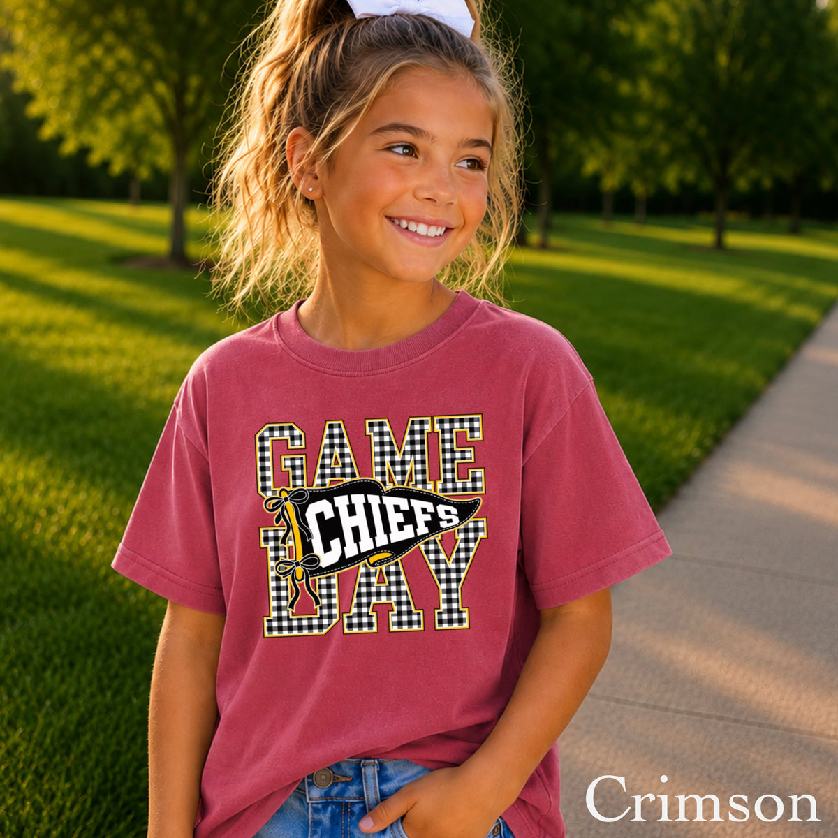 Chiefs Youth Comfort Color T-Shirt