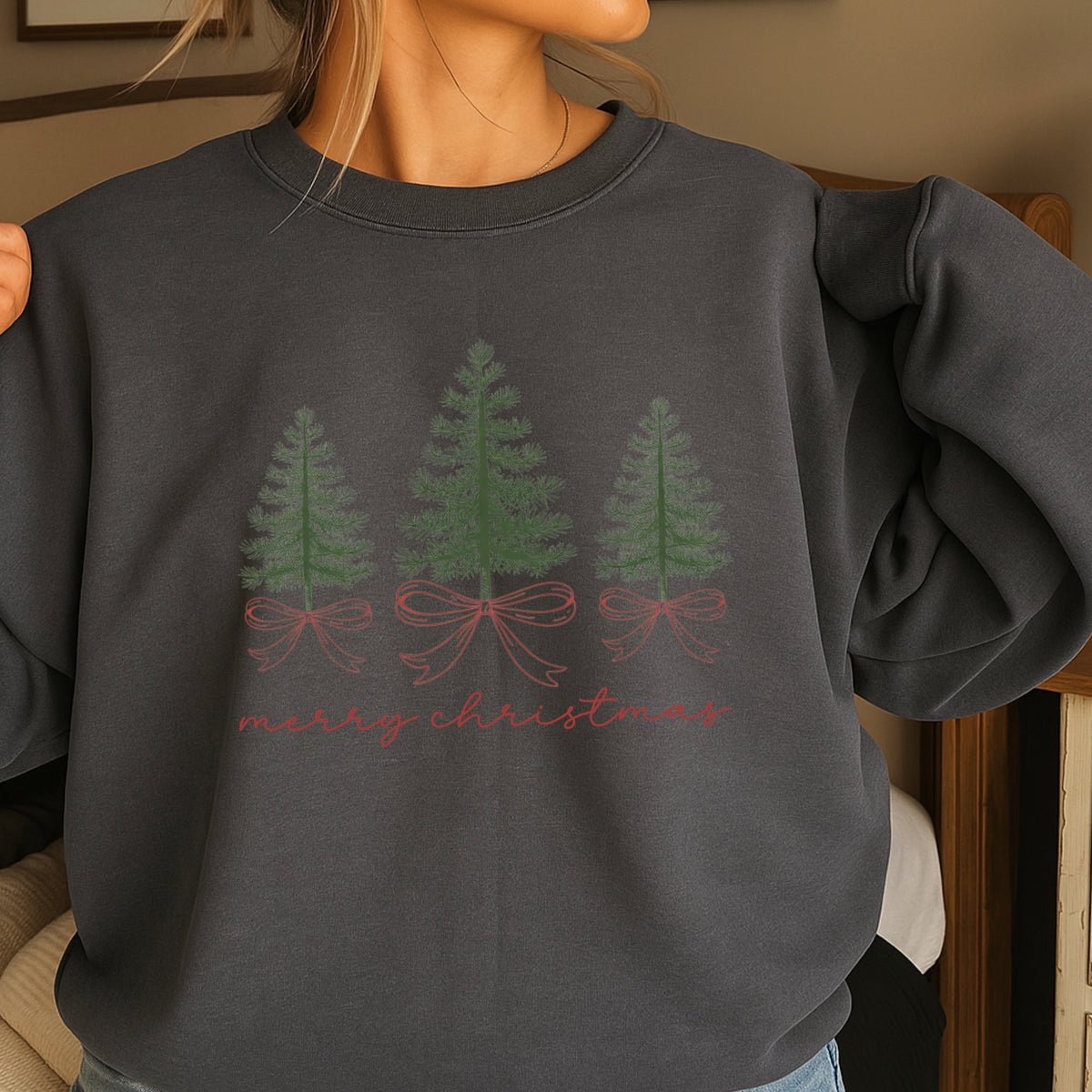 Merry Christmas Crewneck Sweatshirt