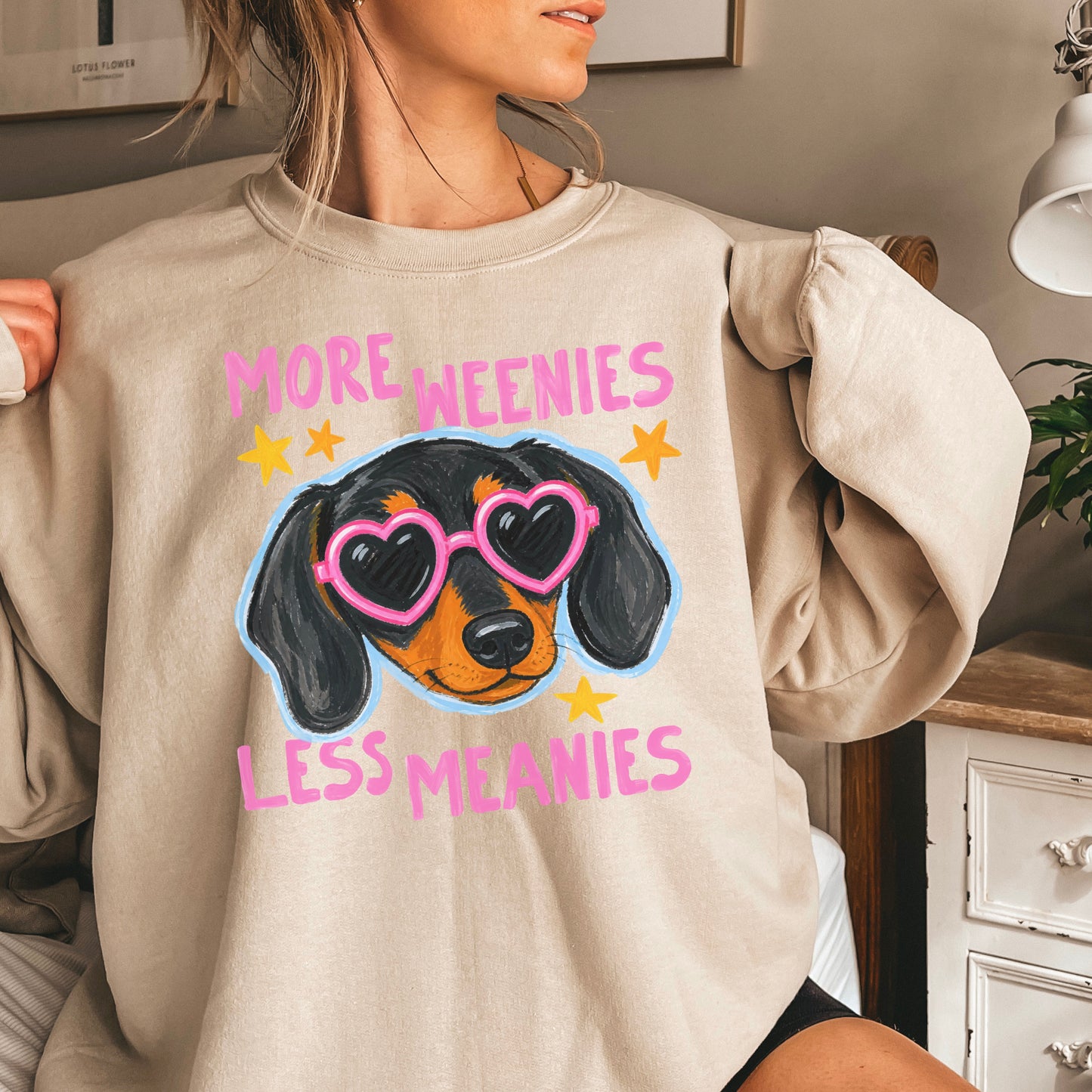 More Weenies Less Meanies Crewneck Sweatshirt