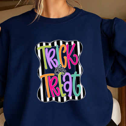 Trick Or Treat Halloween Crewneck Sweatshirt