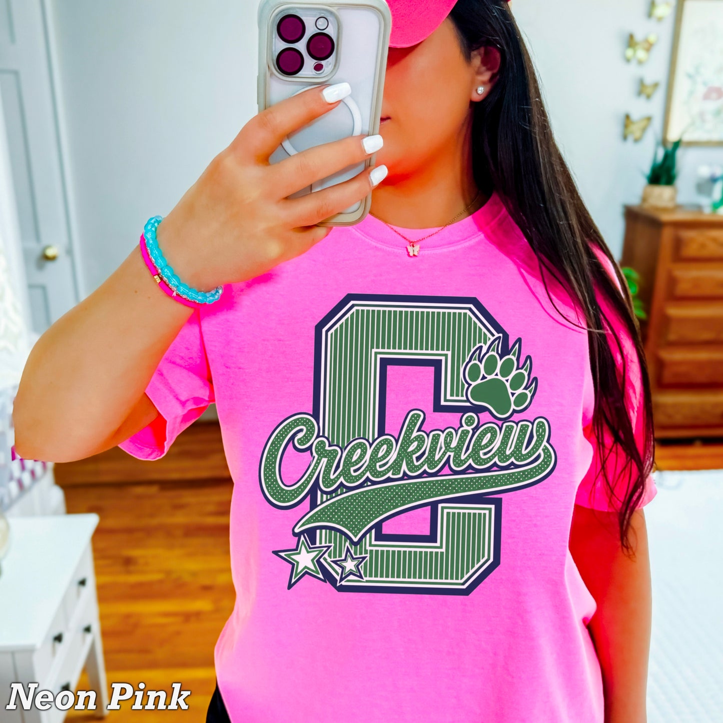 Creekview Grizzlies Comfort Color Graphic Tee