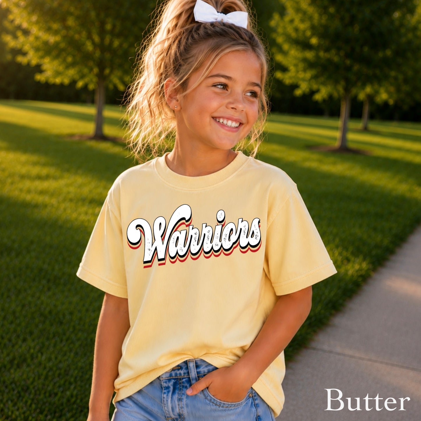 Warriors Youth Comfort Color T-Shirt