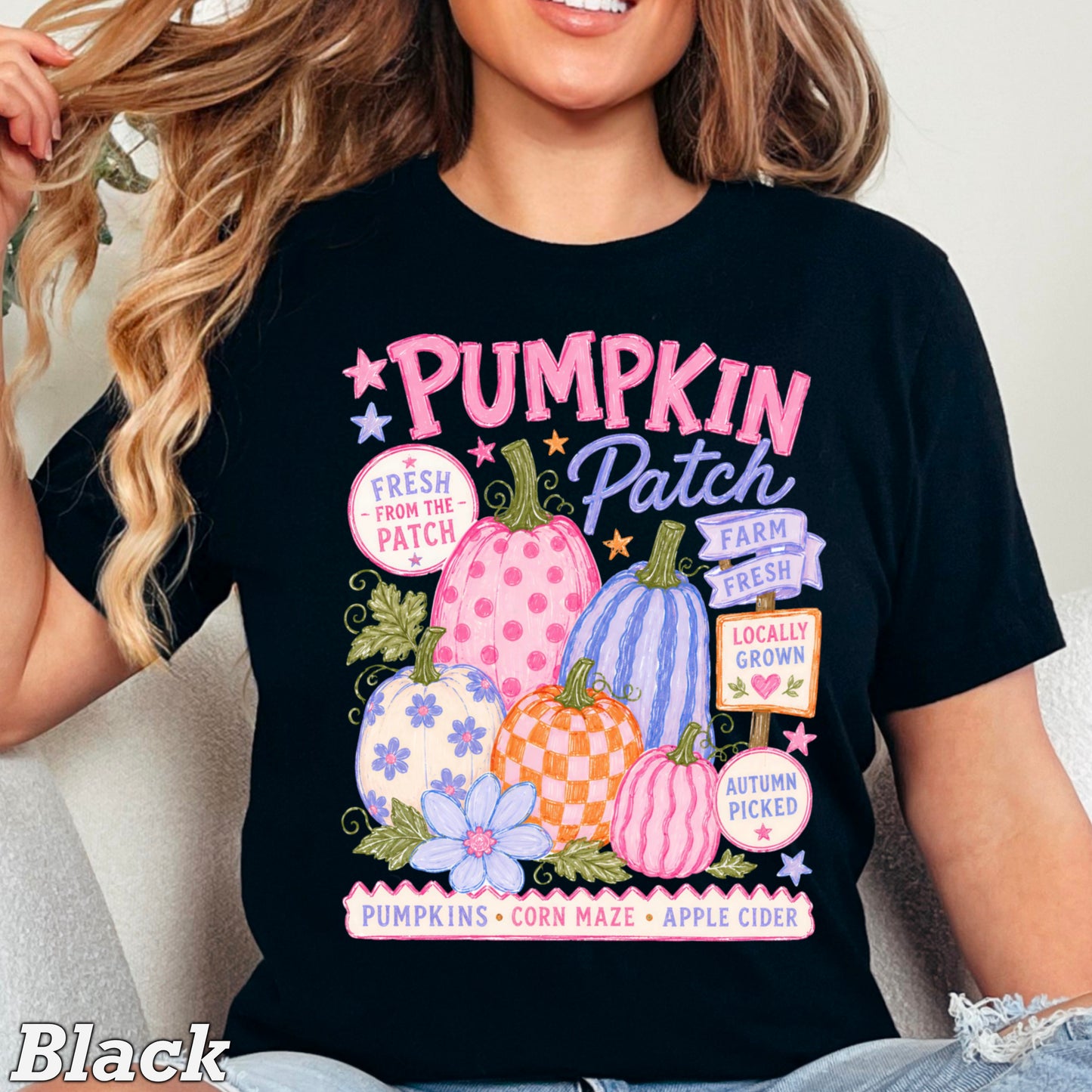 Pumpkin Patch Comfort Color Graphic Tee