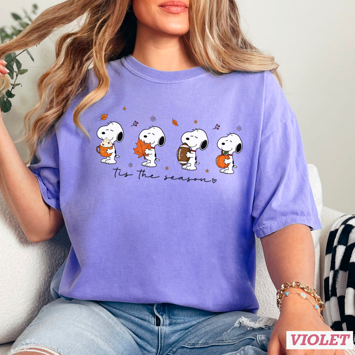 Tis The Season Fall Comfort Color Graphic Tee