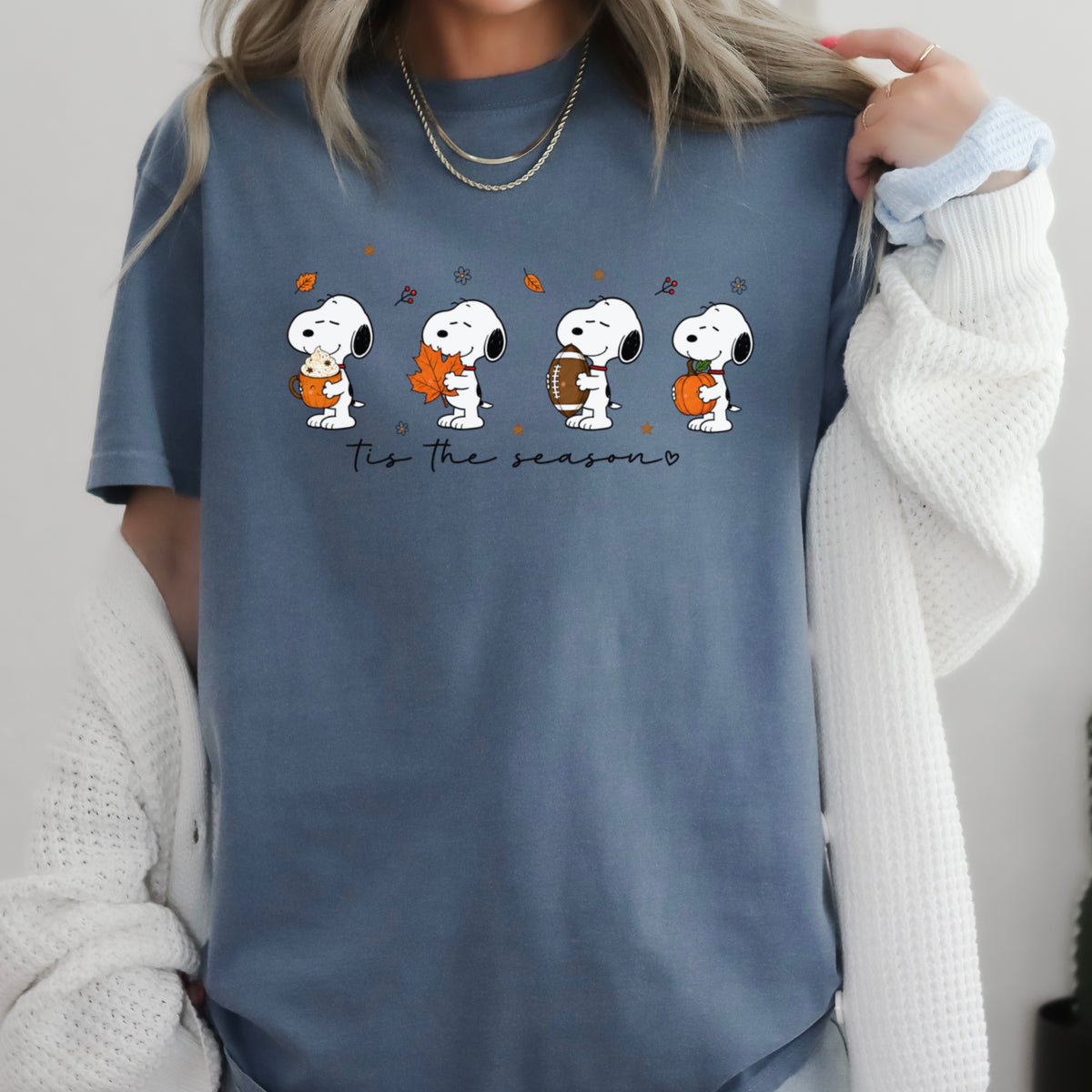Tis The Season Fall Comfort Color Graphic Tee
