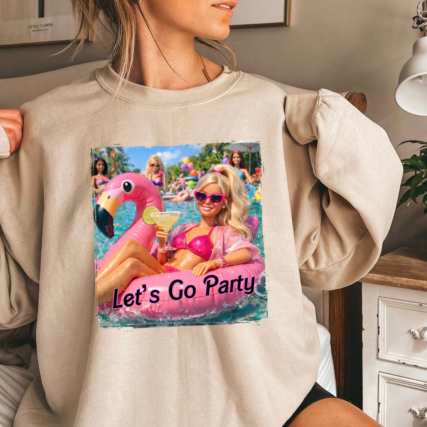 Let’s Go Party Crewneck Sweatshirt