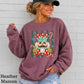 Preppy Nutcracker Christmas Crewneck Sweatshirt