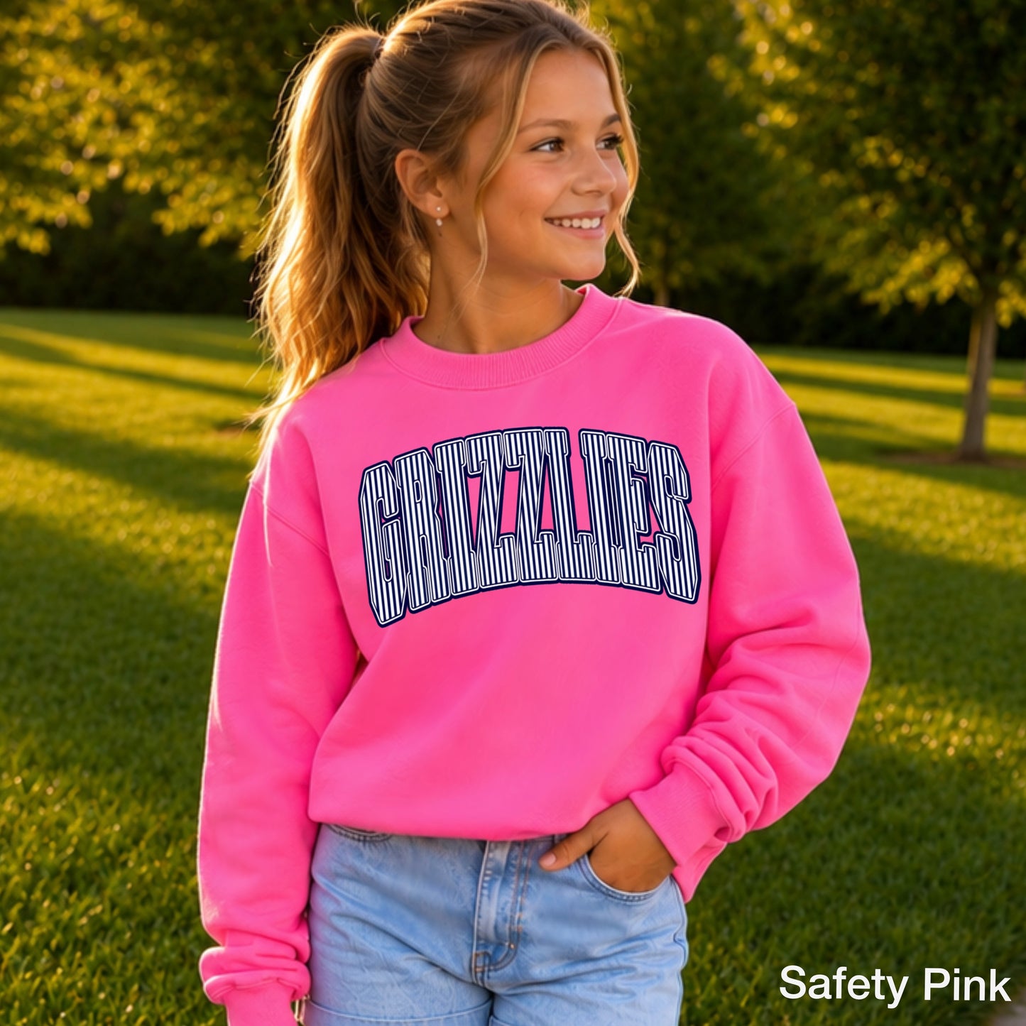 Grizzlies Youth Crewneck Sweatshirt