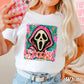 Spooky Floral Comfort Color Graphic Tee