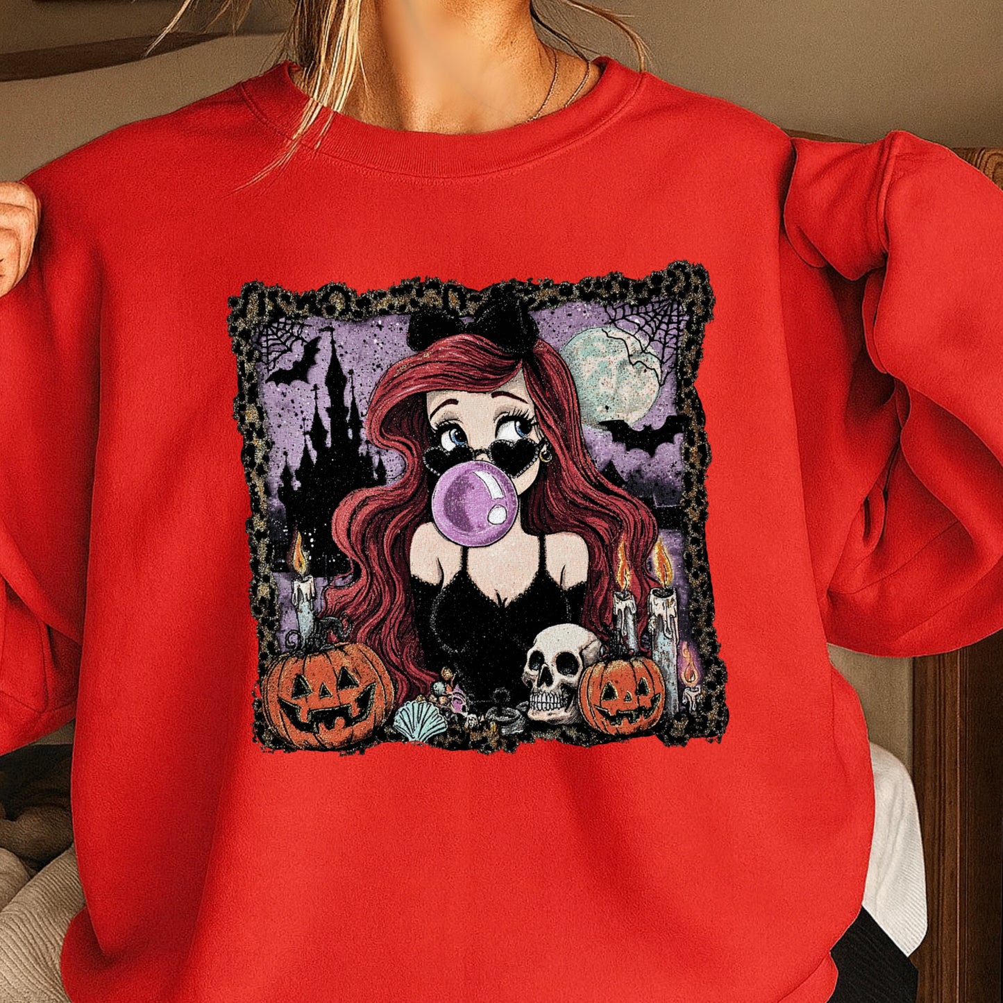 Halloween Princess Halloween Crewneck Sweatshirt