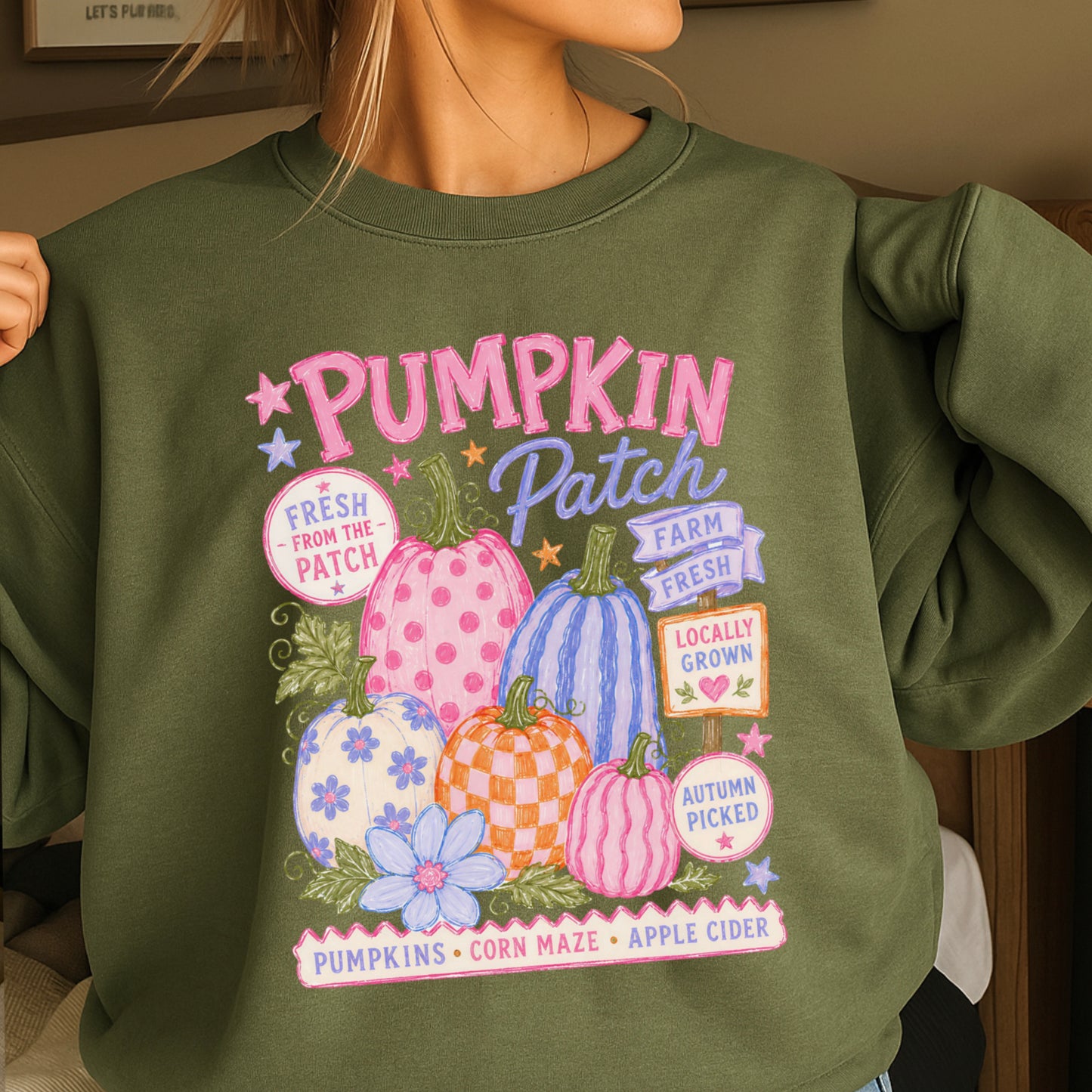 Pumpkin Patch Crewneck Sweatshirt