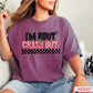 I’m Bout To Crash Out  Comfort Color Graphic Tee