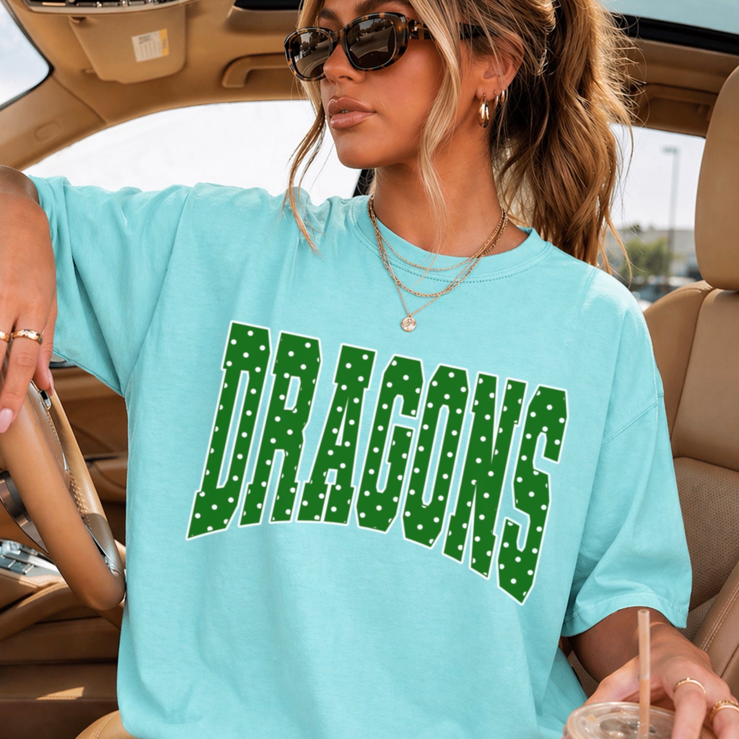 Dragons Comfort Color Graphic Tee