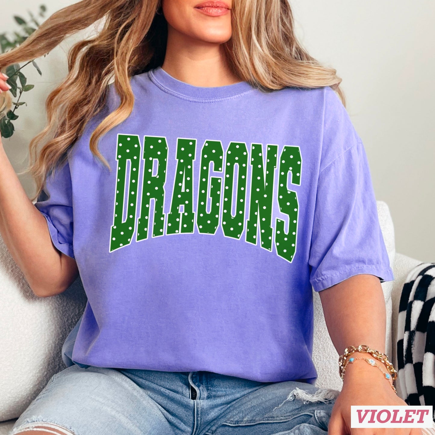 Dragons Comfort Color Graphic Tee
