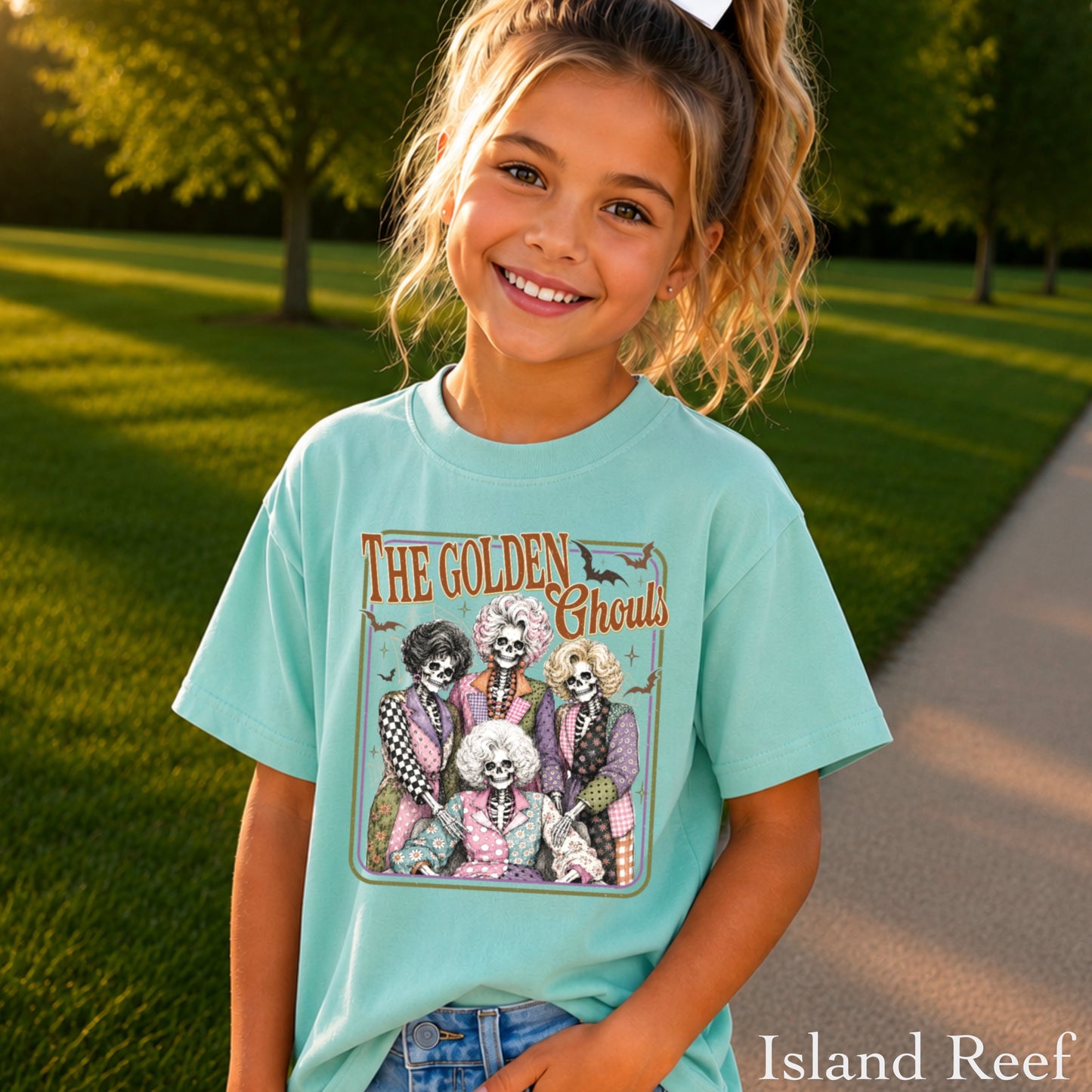 The Golden Ghouls Youth Comfort Color T-Shirt