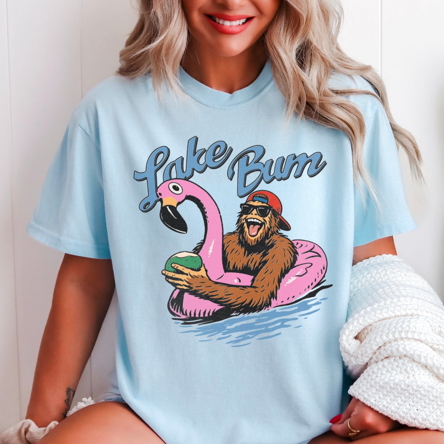Lake Bum Comfort Color Graphic Tee