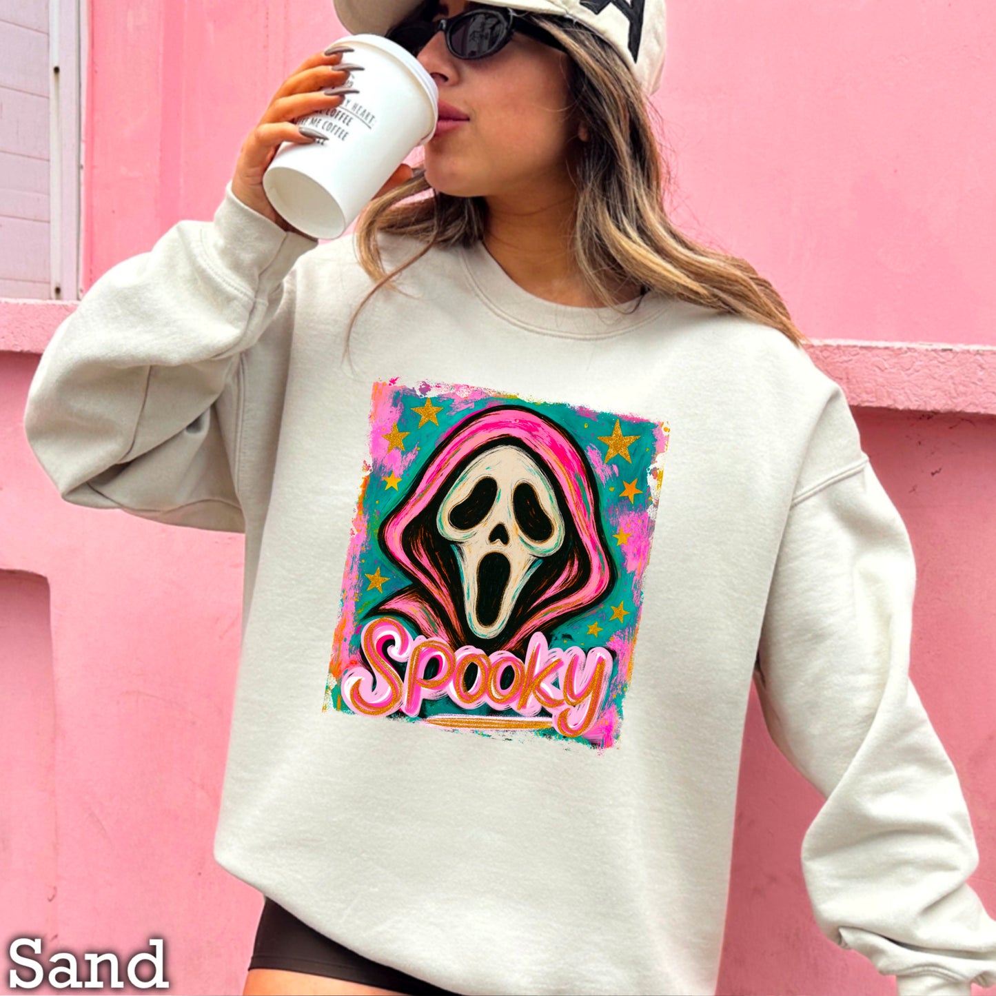 Spooky Floral Crewneck Sweatshirt