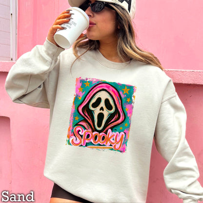 Spooky Floral Crewneck Sweatshirt