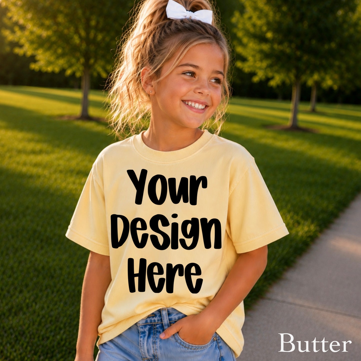 Custom Youth Print On Demand Comfort Color T-Shirt