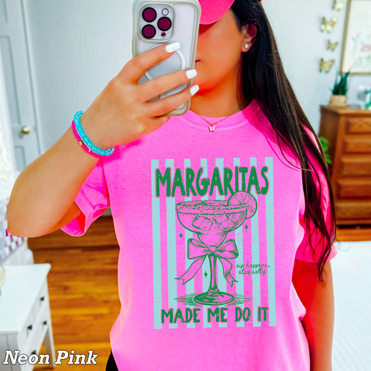 Margaritas Made Me Do It Comfort Color Graphic Tee