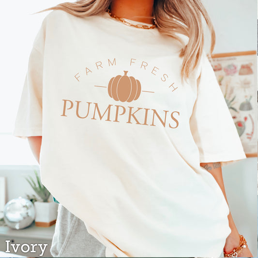Farm Fresh Pumpkins Screen Print Transfer