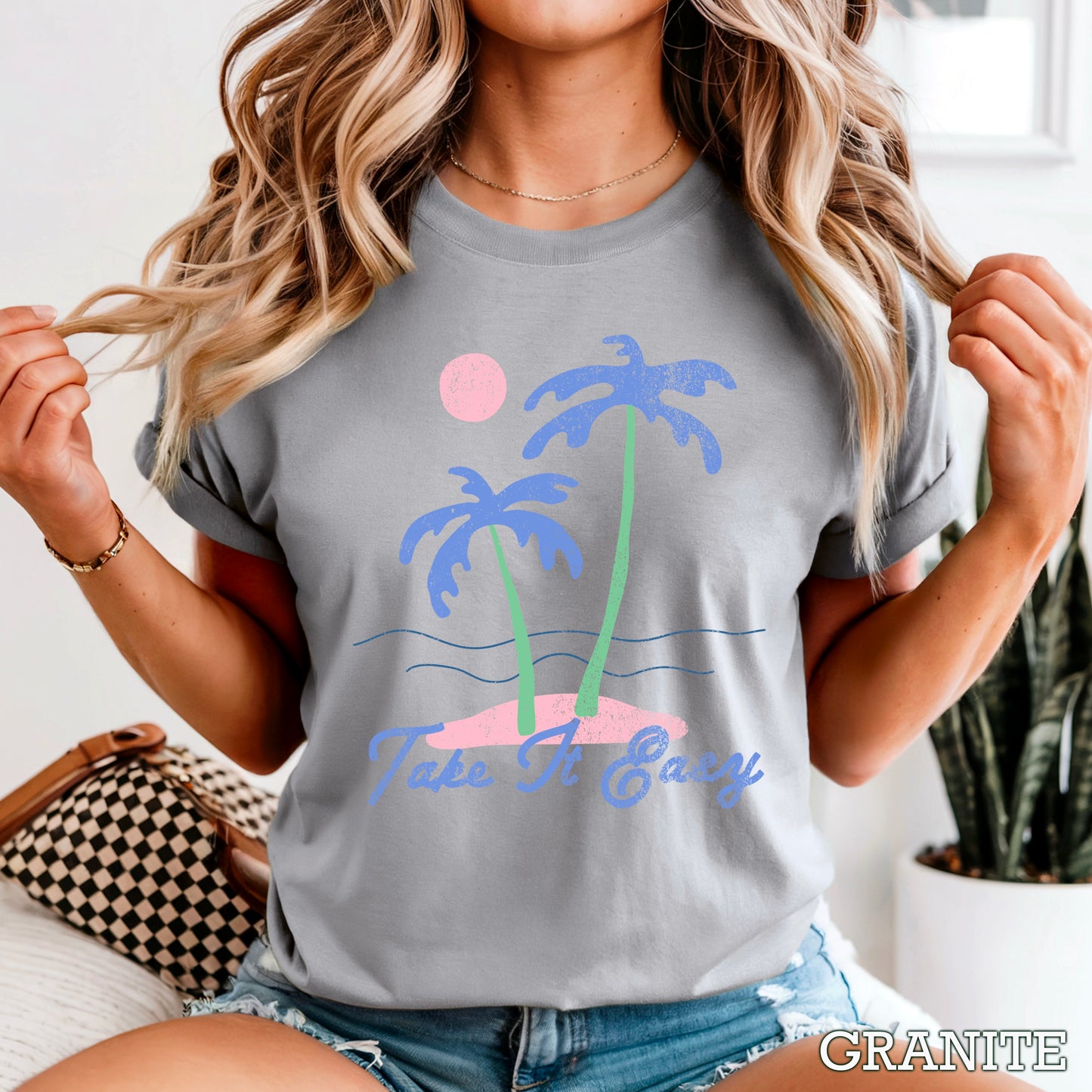 Take It Easy Comfort Color Graphic Tee