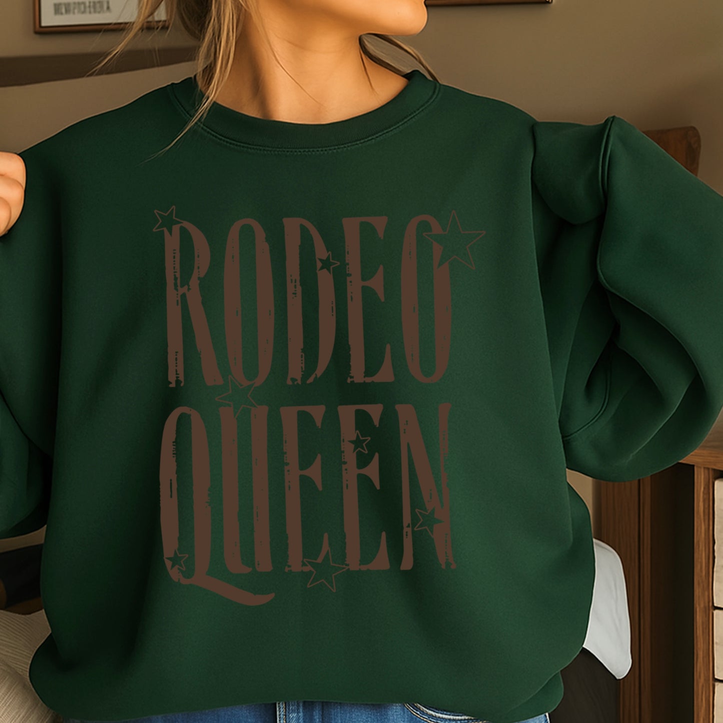 Rodeo Queen Crewneck Sweatshirt