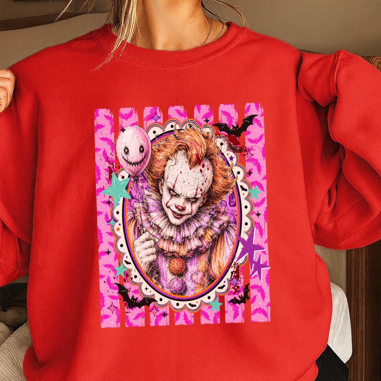 Horror Film Character Crewneck Sweatshirt