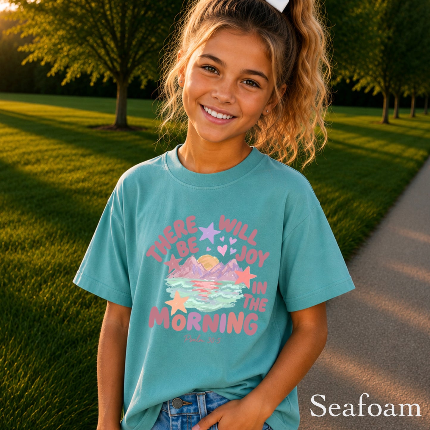 There Will Be Joy In The Morning Youth Comfort Color T-Shirt