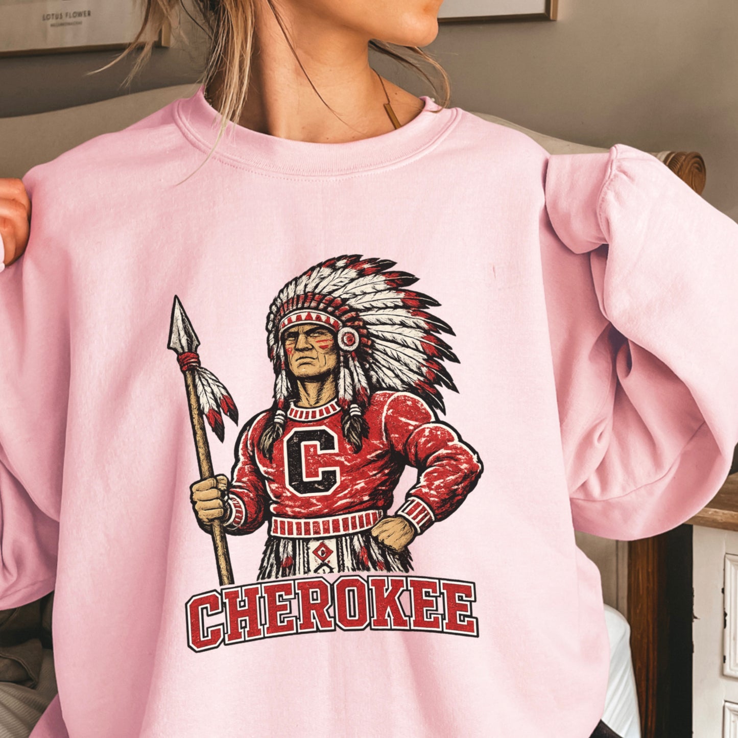 Cherokee Warriors Crewneck Sweatshirt