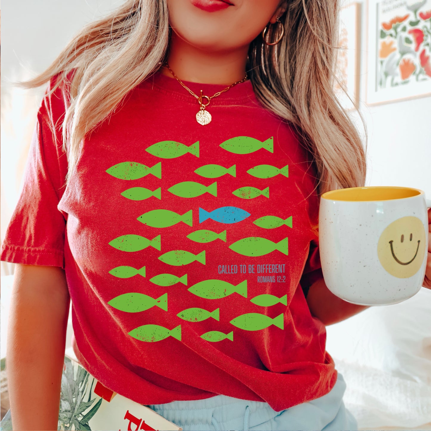 Called To Be Different Christian Comfort Color Graphic Tee