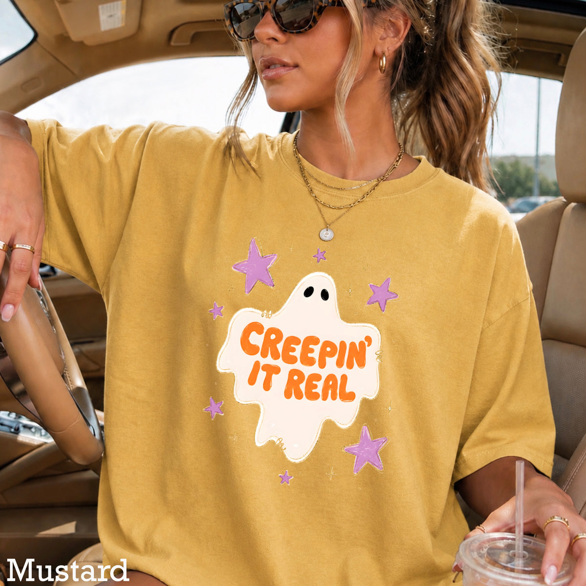 Creepin It Real Comfort Color Graphic Tee