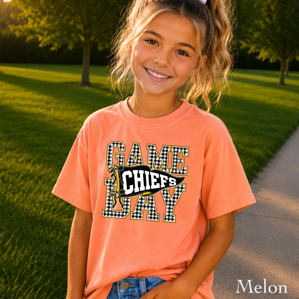 Chiefs Youth Comfort Color T-Shirt