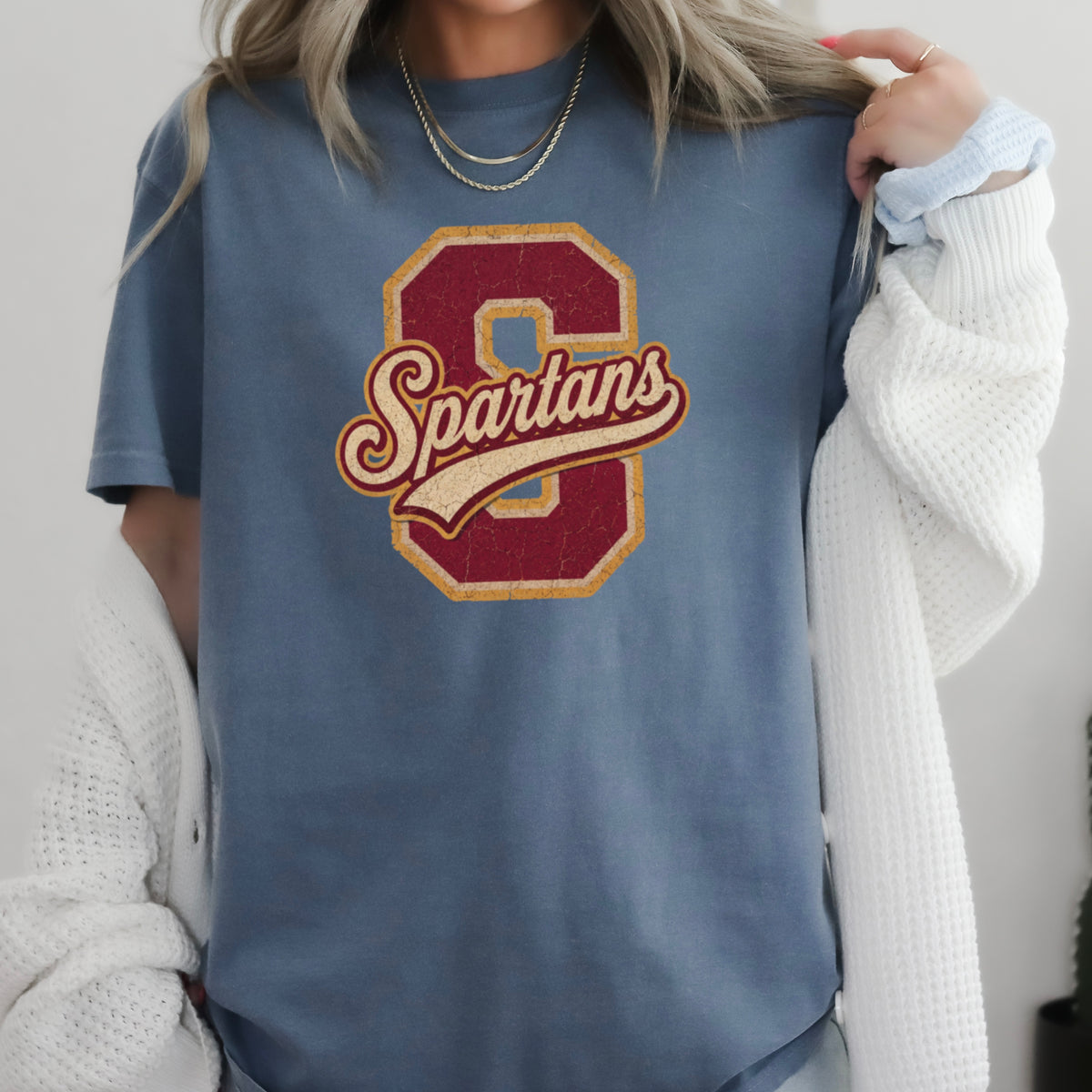Spartans Comfort Color Graphic Tee