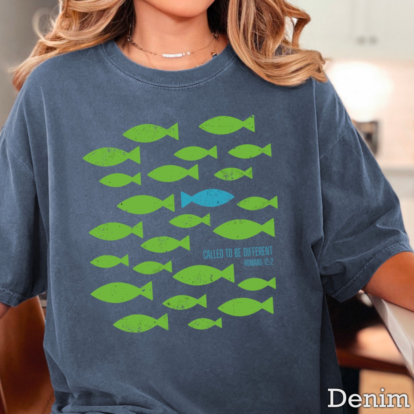 Called To Be Different Christian Comfort Color Graphic Tee