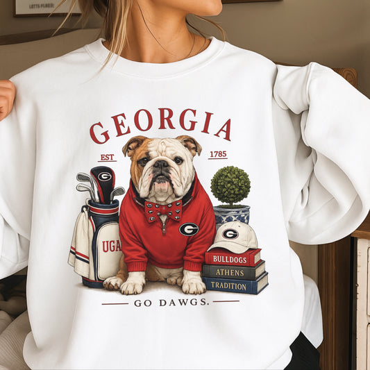 Red & Black Traditions Crewneck Sweatshirt