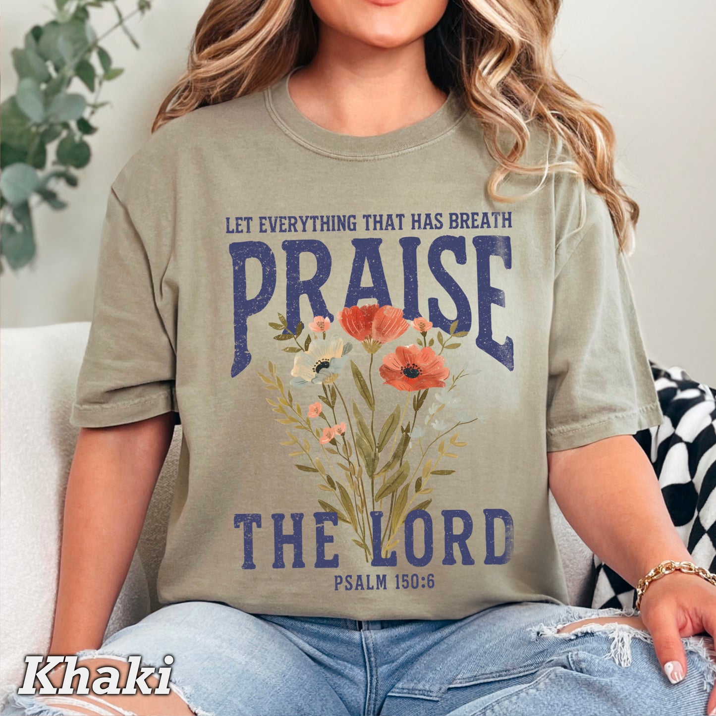 Let Everything That Has Breath Praise The Lord Comfort Color Graphic Tee