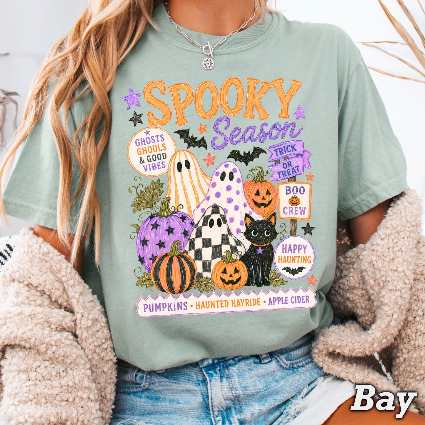 Spooky Season Comfort Color Graphic Tee