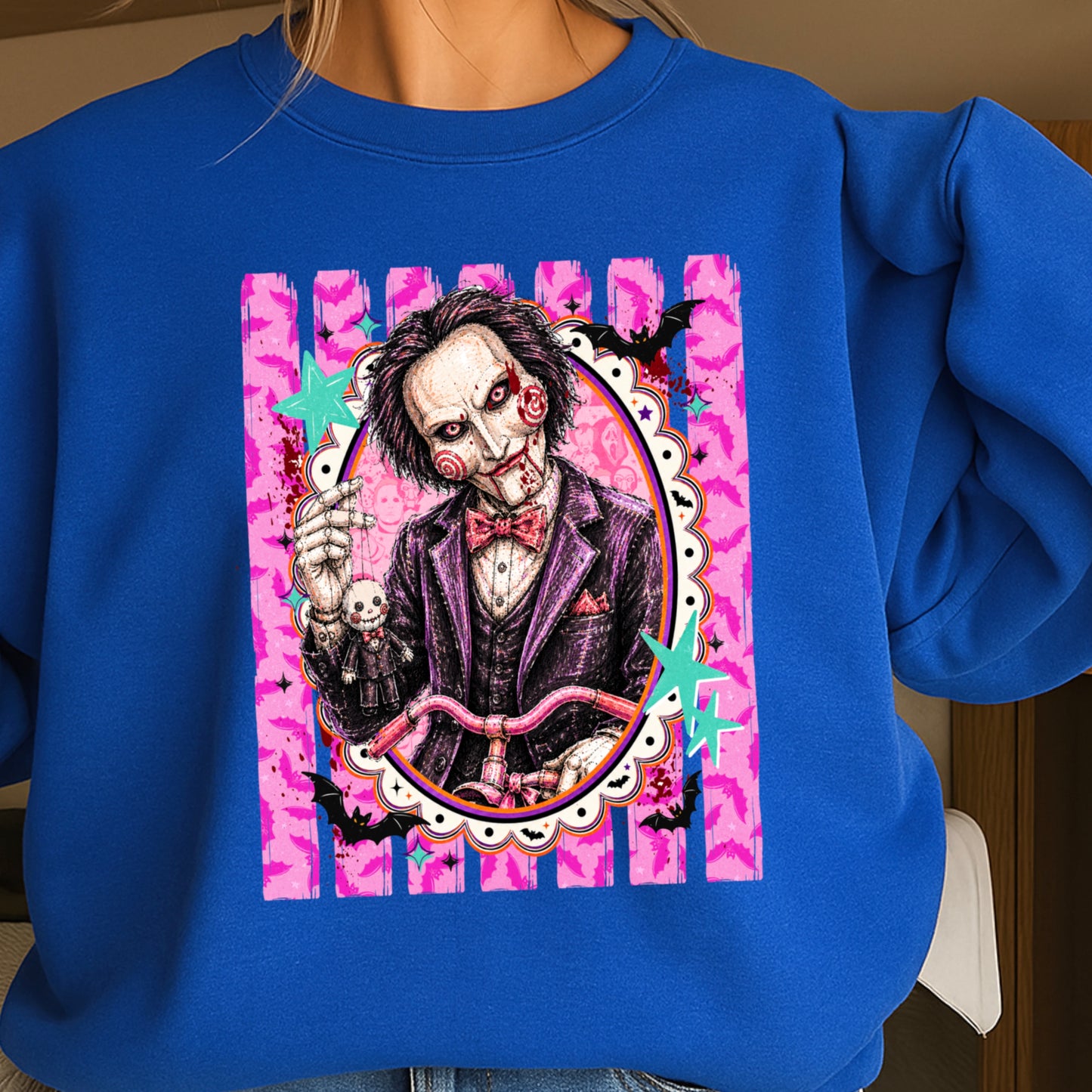 Horror Film Character Crewneck Sweatshirt