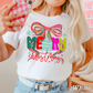 Merry Christmas Comfort Color Graphic Tee