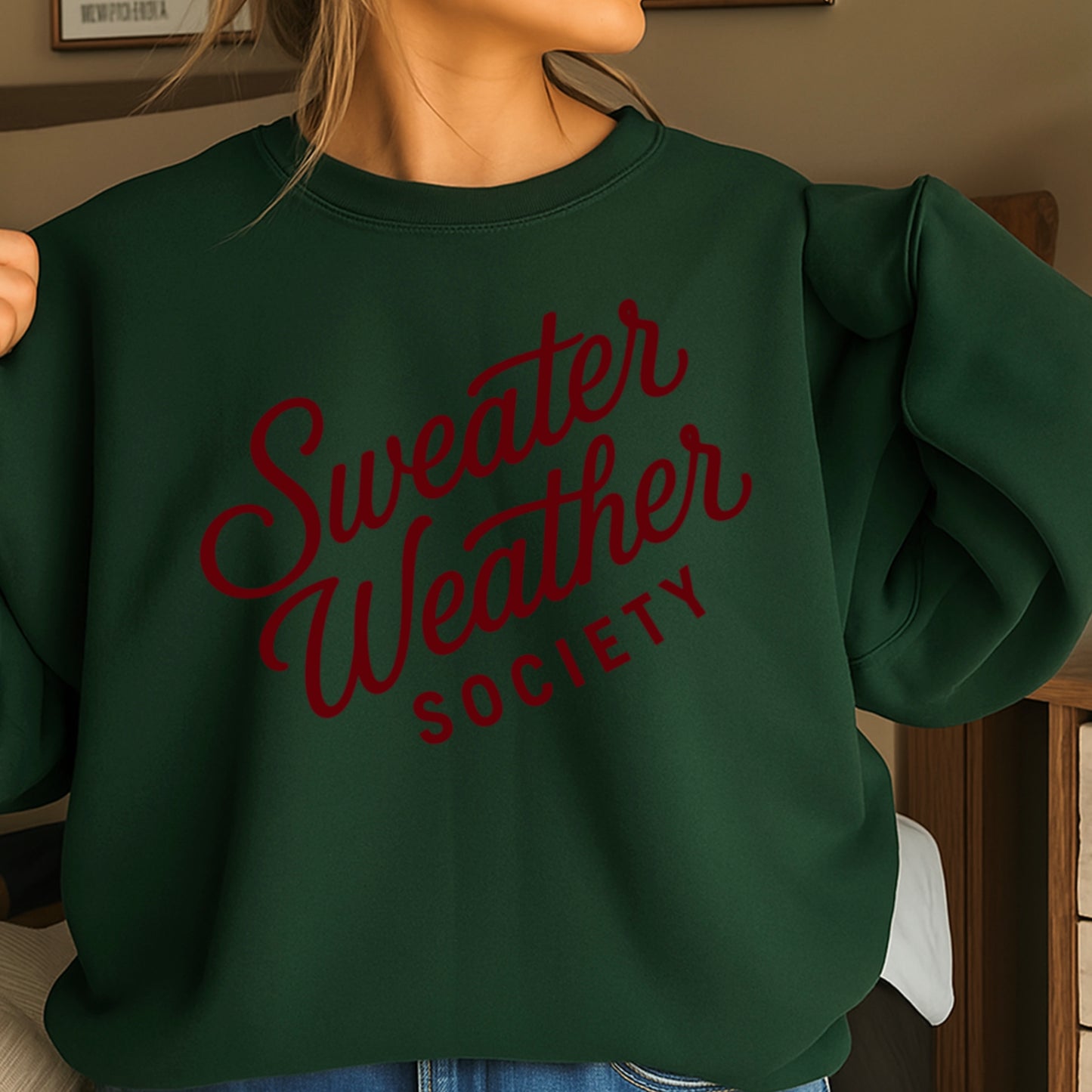 Sweater Weather Society Crewneck Sweatshirt