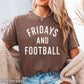 Fridays And Football Comfort Color Graphic Tee